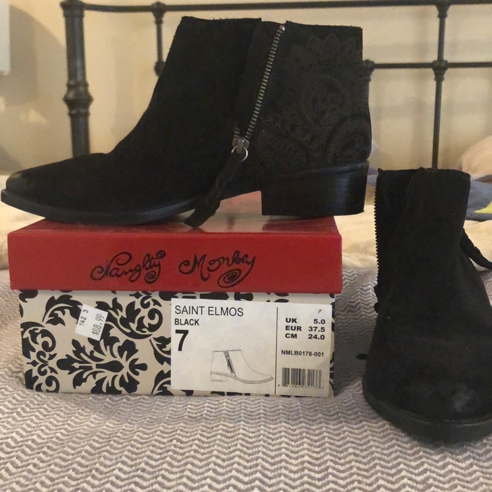 Naughty Monkey: Saint Elmos Booties